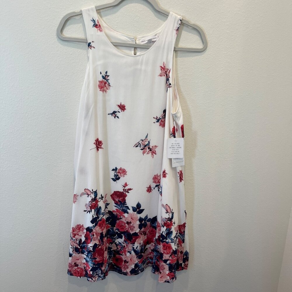 Nwt Coco & Jaimeson Sleeveless Floral Dress Knee … - image 1